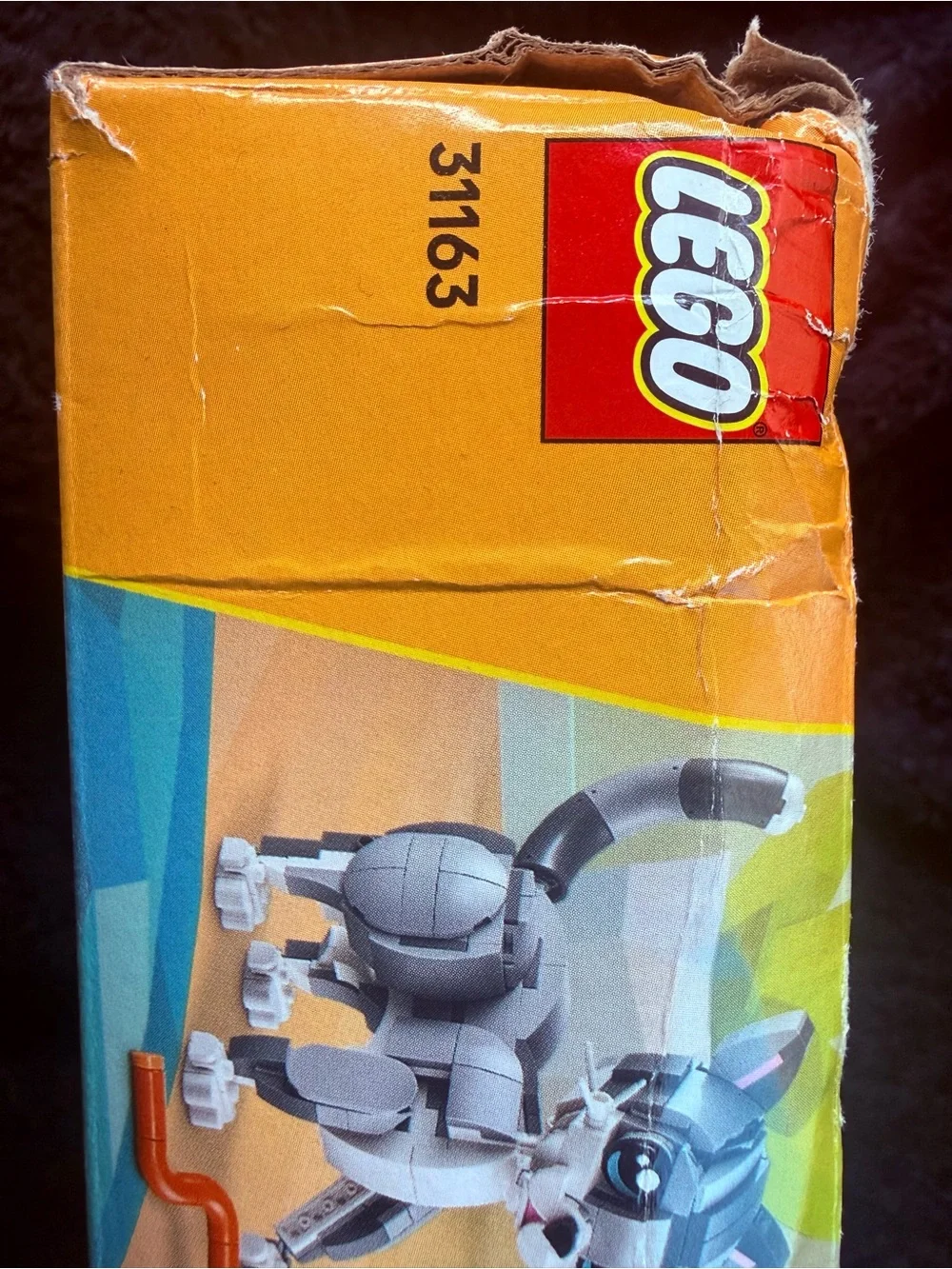 Gray Cat Building Toy - Gray